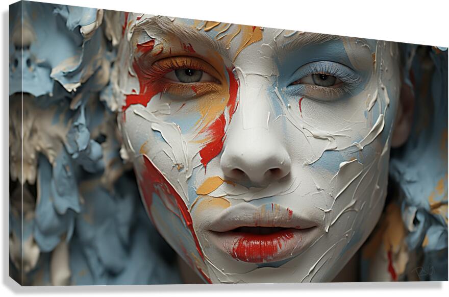 Face Paint Canvas Print