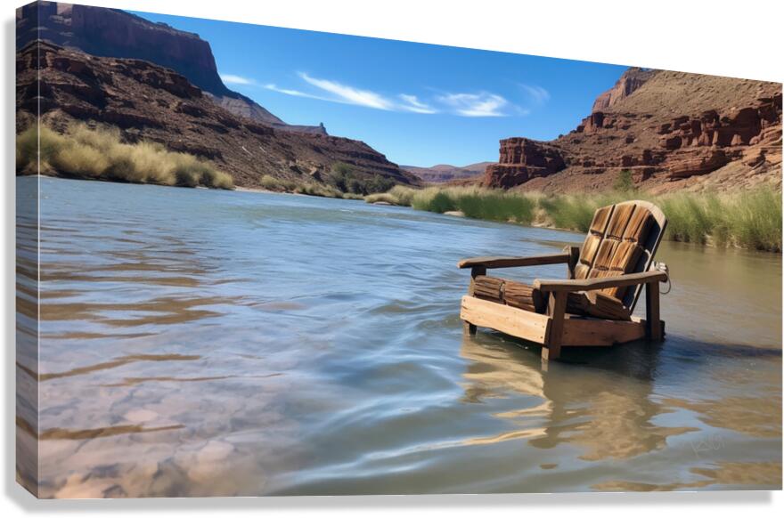 Just Sitn Here Canvas Print