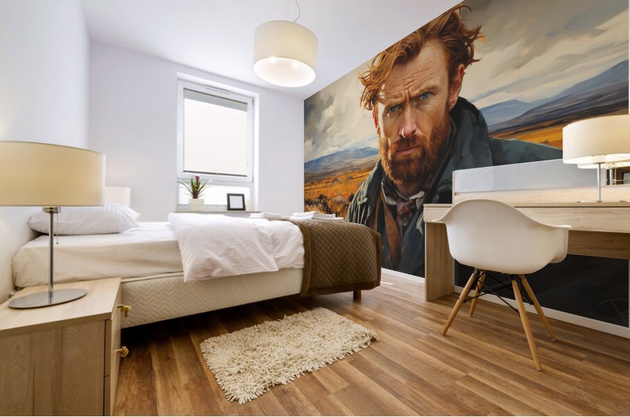 Blue Eyes Mural print