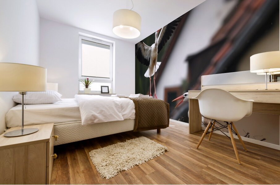 Happy Birds Mural print