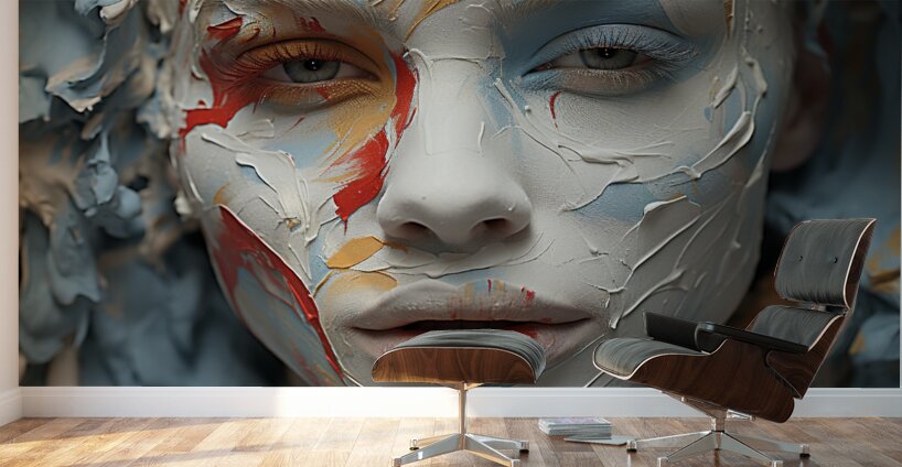 Face Paint Wall Murals