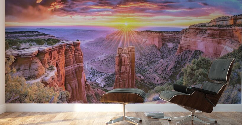 Sunrise Canyon Wall Murals