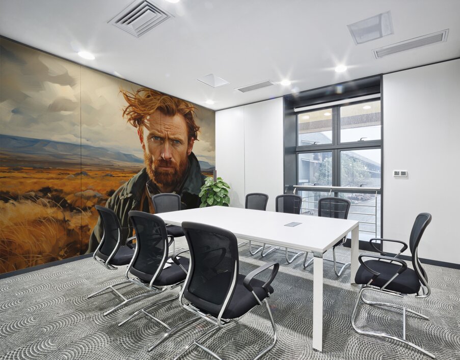 Blue Eyes Wall Printing