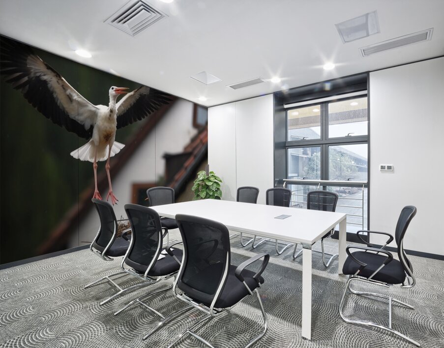 Happy Birds Wall Printing